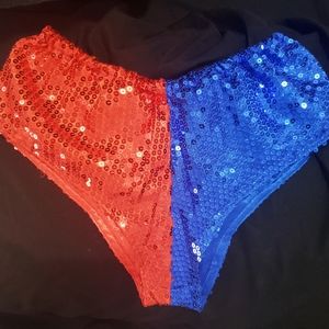 Red & Blue | Harley Quinn Panty